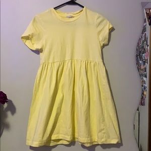 Pac sun yellow babydoll dress